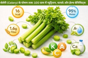celery nutrition in hindi