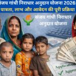 संजय गांधी निराधार अनुदान योजना