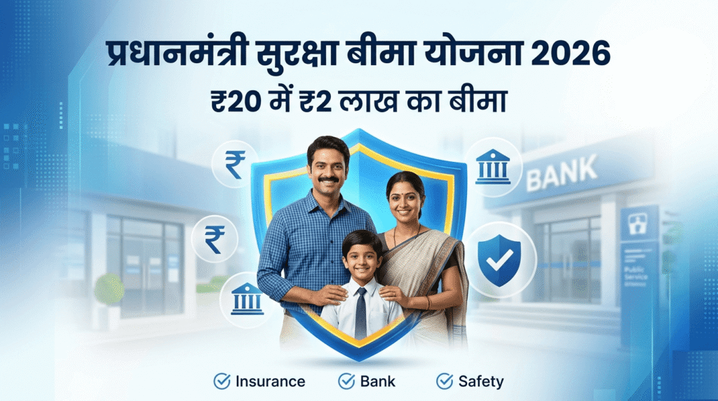 प्रधानमंत्री सुरक्षा बीमा योजना (PMSBY)